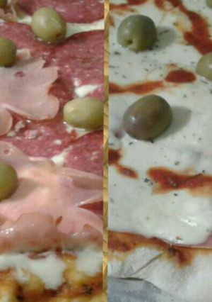 Una foto de Pizza casera riquísima