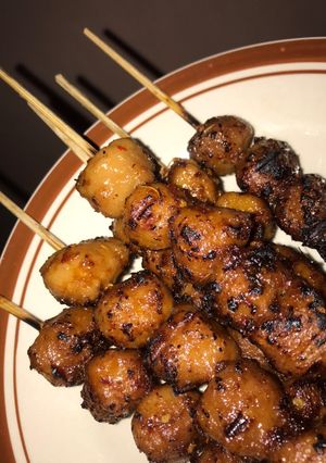 Foto resep Bakso bakar sambal pedas