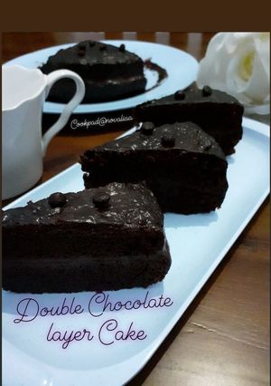 Foto resep Double Chocolate Layer Cake