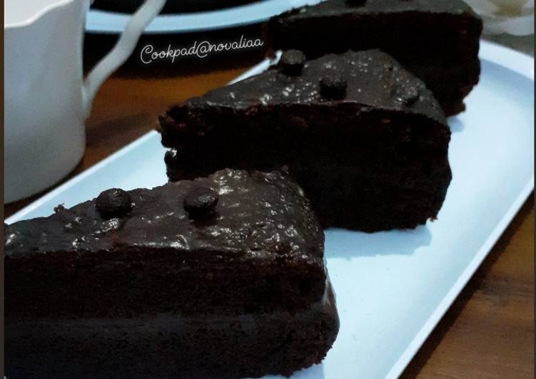 Resep Double Chocolate Layer Cake, Lezat