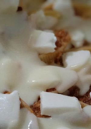 صورة لوصفة مقرونة الصدف بصلصة البولونيز