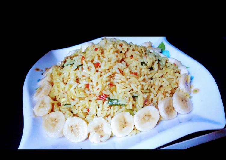 Easiest Way to Make Great Jollof rice with banana | This is Recipe So Yummy You Must Undertake Now !!