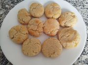 Una foto de galletas almendra sin gluten