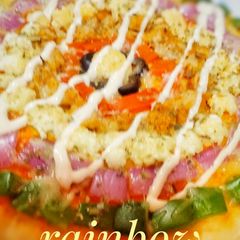 Rainbow Pizza A picture of Rainbow Pizza.