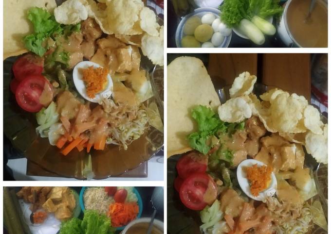 Vegetables Salad with Peanut Sauce (Gado Gado)