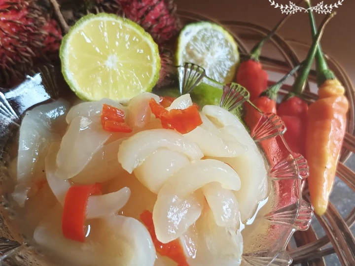 Easy Steps Make Recipes 4. Asinan Rambutan Rasa Nanonano the Delicious Appealing.