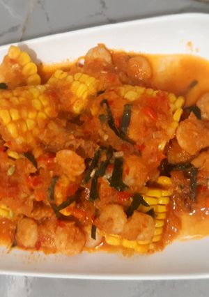 Foto resep Udang Saos Padang