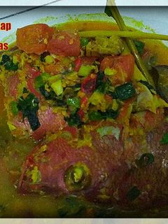 Foto resep Kepala kakap kuah asam pedas