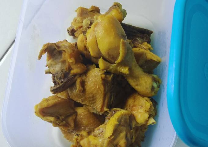 Resep Ayam Ungkep Irit Bahan Anti Gagal