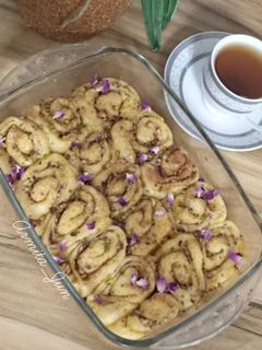 عکسی از دستور نان رول دارچینی😋😍