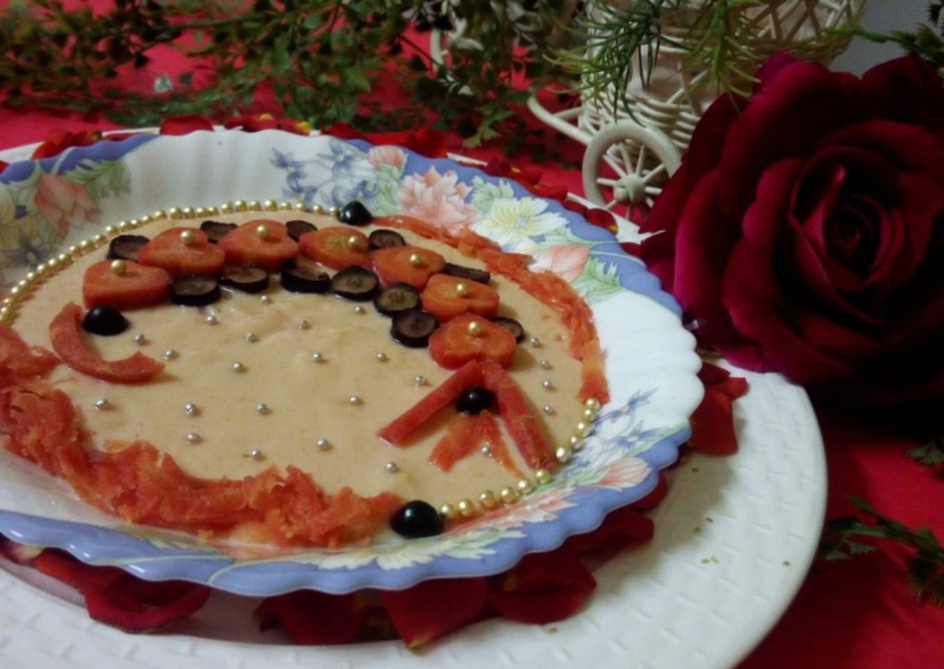 Carrot pudding