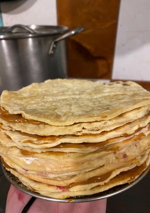 Una foto de Torta de hoja