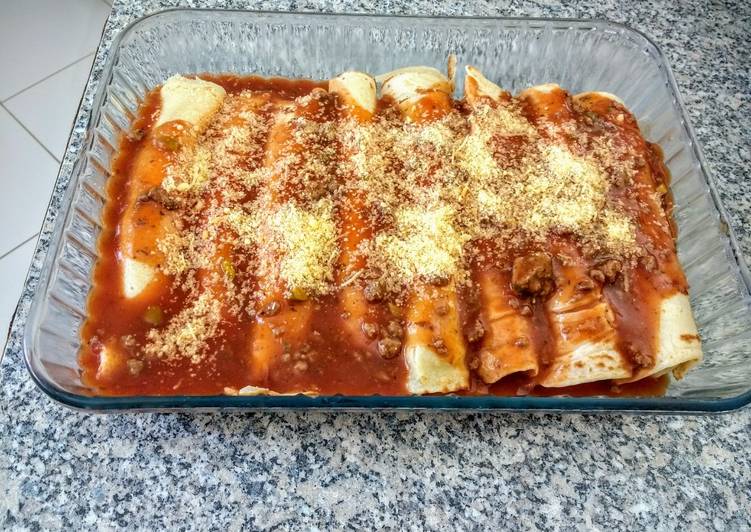 Panqueca de carne moída