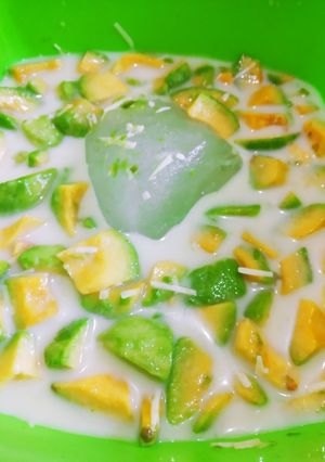 Foto resep Sup Buah Alpukat Susu keju suegerr