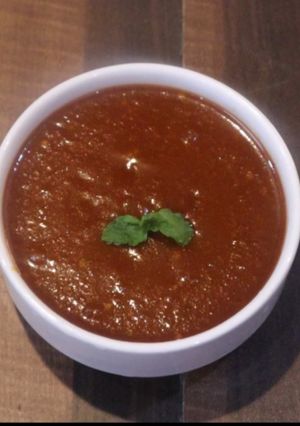 A picture of Momo chutney.