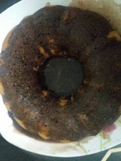 صورة لوصفة كيك بصوص الشوكولاته