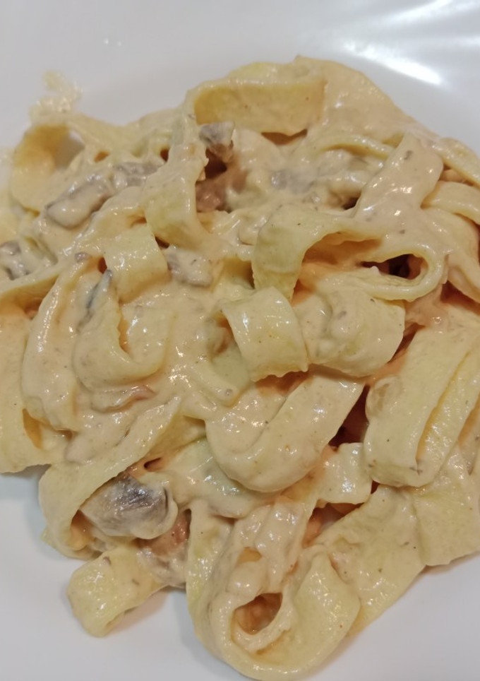 Una foto de Pasta al strogonoff