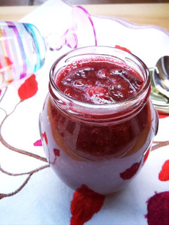 Una foto de Ciruelas gel flex para postre, desayuno, almuerzo o merienda