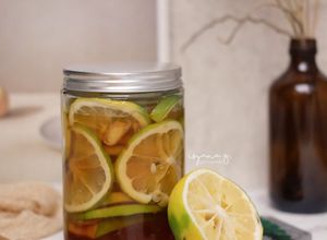 Foto resep Fermented Honey Lemon Ginger