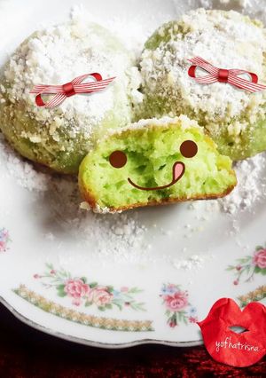 Foto resep ROTI DONAT KENTANG rasa Pandan 🍩