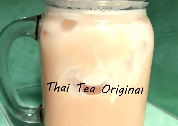 Cara Gampang Membuat Thai Tea Original, Bikin Ngiler