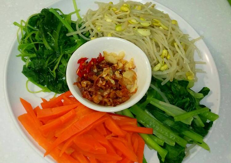  Resep  Urap sambel mbe sambal  bawang  goreng oleh Mia 