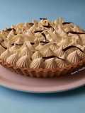 Crostata con crema namelaka al cioccolato bianco