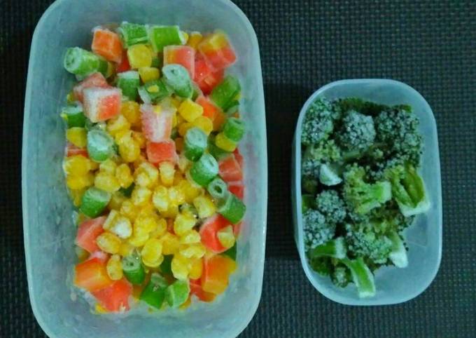 Cara Gampang Menyiapkan Frozen vegetable Anti Gagal