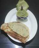 Watermelon Rind Dosa and Watermelon Rind Chutney