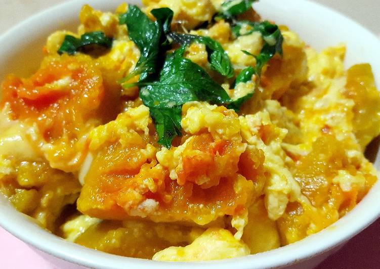 Simple Way to Make Any-night-of-the-week Pumpkin with scrambled eggs