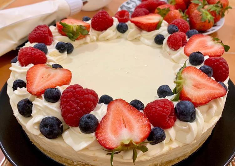 Simple Way to  No-bake Cheesecake