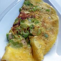 A picture of Leek Omelette.