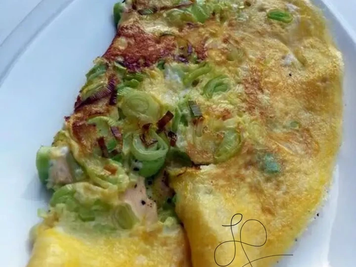 Recipe Leek Omelette the Delicious Delicious