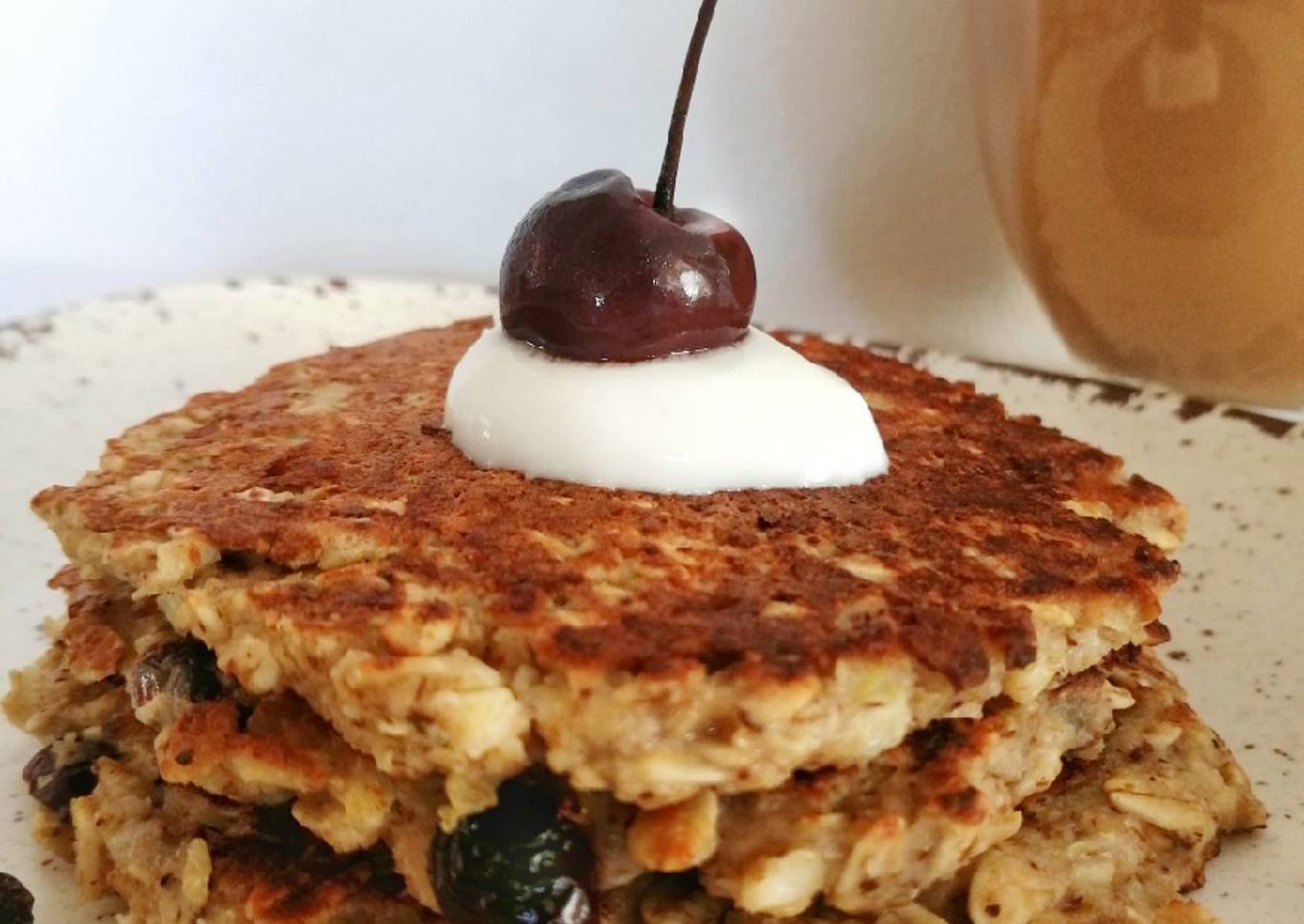 Hot cakes de avena y manzana🥞