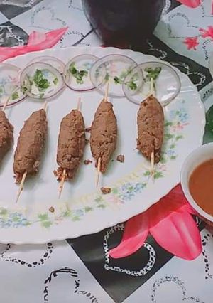 A picture of Beef Seekh Kababs.