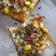 A picture of Bread pizza.