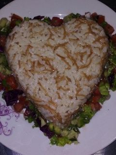 صورة لوصفة رز بالشعيرية