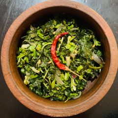 A picture of Amaranth Stir fry.