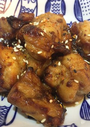 烤雞腿丁 的食譜成品照片