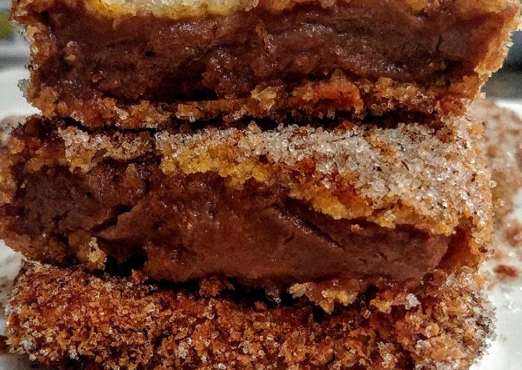 LECHE FRITA con Chocolate...!🍫