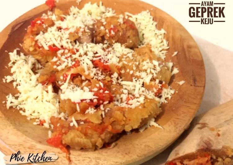 Ayam geprek keju