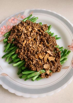 Foto resep Tumis Baby Buncis Daging Cincang