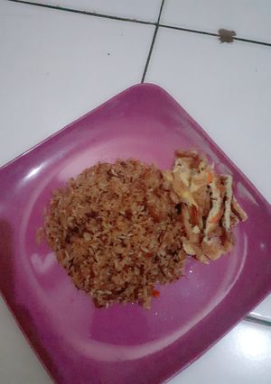 Foto resep Nasi goreng polos ala emak tercinta💕menu sarapan pagiku