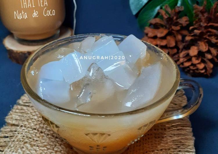 {Cara Memasak #167 Thai Tea Nata de Coco Legit dan Nikmat