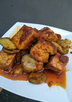 Foto resep Jengkol tahu balado