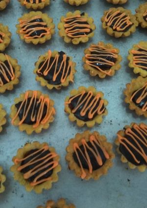Foto resep Pie kering strowberi coklat