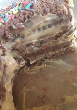 Una foto de Chocotorta