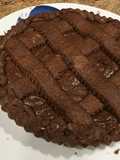 Crostata con crema alle nocciole