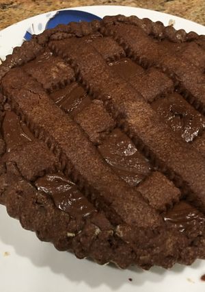 Foto di Crostata con crema alle nocciole
