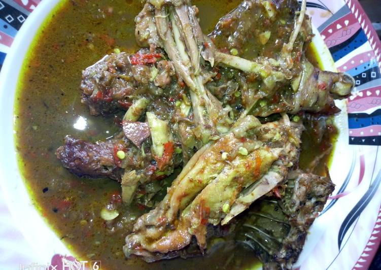 Steps to Prepare Favorite Chicken pepper soup